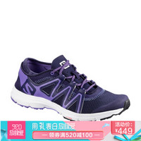 萨洛蒙（Salomon） 女款户外轻便透气溯溪鞋 CROSSAMPHIBIAN 已并 深紫色401598 UK3.5 (36)