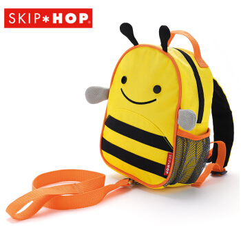SKIP HOP迷你小童背包(附防走失带)儿童双肩背包卡通图案 幼儿园儿童背包 小蜜蜂