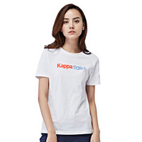 Kappa卡帕 女款运动短袖休闲T恤夏季半袖|K0722TD18 漂白-001 M