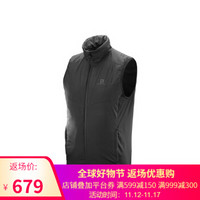 萨洛蒙（Salomon）男款保暖可打包夹克DRIFTER MID VEST M 黑色397248 XL