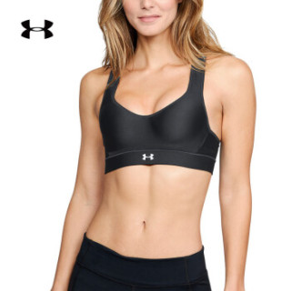 安德玛官方UA Armour女子含胸垫运动内衣—高强度Under Armour1311821 黑色001 36B