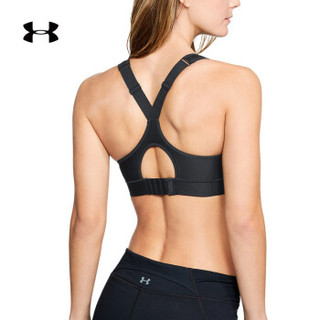 安德玛官方UA Armour女子含胸垫运动内衣—高强度Under Armour1311821 黑色001 36B