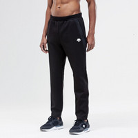 DESCENTE迪桑特男裤 ACTIVE运动版 男子针织抓绒长裤 D9131TFP60 黑色-BK L(175/84A)
