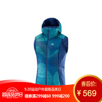 萨洛蒙（Salomon）女款户外防风轻便棉服DRIFTER MID VEST W 深蓝色404195 XS