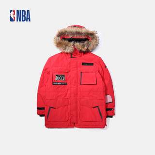 NBA STYLE MK 潮流服饰芝加哥公牛队羽绒衣 L