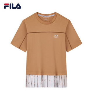 FILA X 3.1 Phillip Lim 斐乐 女子短袖T恤 2019秋季新款短袖衫 沙黄色-YE 165/84A/M