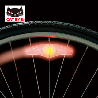 猫眼（CATEYE） 反光片式辐条灯山地车反光灯风火轮反光片SL-LD150LD120 ORBIT辐条灯（白色）