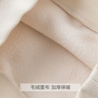 davebella戴维贝拉冬季新品男女童加绒保暖套头衫 儿童毛衣针织衫 桔粉色 110cm(5T(建议身高100-110cm))