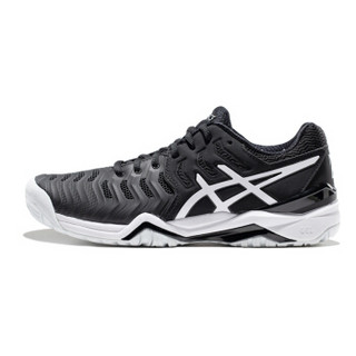 ASICS 亚瑟士网球鞋德约科维奇联名GEL-RESOLUTION 7 AC 男 E805N-100 黑色 39.5