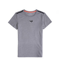 PONY/波尼夏季新款男女款圆领舒适透气休闲短袖情侣运动T恤72M2AT15 灰色（男） XL