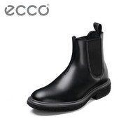 ECCO爱步冬季切尔西靴男 圆头时尚耐磨舒适靴子男 酷锐200834 黑色20083401001 43