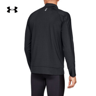 Under Armour 安德玛官方 UA男子 Run Knit 跑步夹克-1317495 黑色001 S