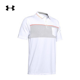 安德玛官方 UA Pocket 男子 运动Polo衫 Under Armour-1325309 白色102 XXL