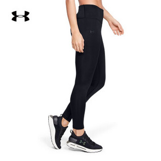 安德玛官方UA Doubleknit女子运动紧身裤Under Armour1344527 黑色001 XL