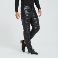 HIGHROCK 天石 新款户外羽绒裤男女同款700蓬鹅绒加厚轻量保暖裤登山滑雪裤 黑色 XL