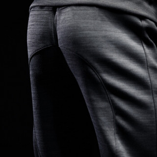 MSGD运动裤男子健身训练跑步卫裤灰色弯刀剪裁束口长裤 Midnight Grey 暗夜灰 M(现货出售)
