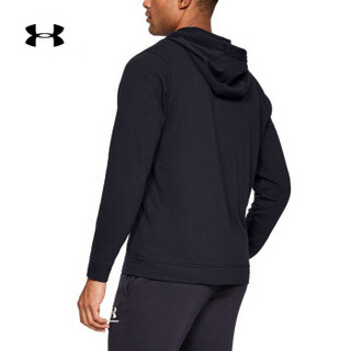 安德玛官方 UA Sportstyle 男子 运动拉链外套 Under Armour-1345776 黑色001 L