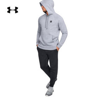 安德玛官方UA Rival Fleece男子运动连帽卫衣Under Armour1320736 灰色036 XXL