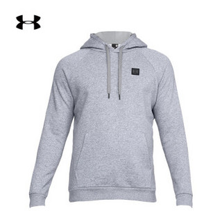 安德玛官方UA Rival Fleece男子运动连帽卫衣Under Armour1320736 灰色036 XXL