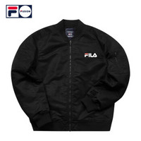 FILA FUSION 斐乐男子棉服 2019冬季新款时尚运动梭织棉服 黑色-BK 190/108A/XXXL