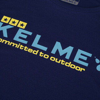 KELME卡尔美户外休闲速干短袖T恤 男士透气超薄跑步运动快干衣K16C719 果绿 3XL(190/108A)