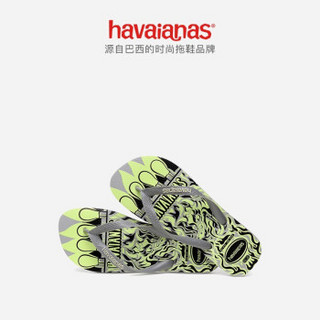 Havaianas 哈唯纳 4 Nite2020 夜光涂鸦个性人字拖