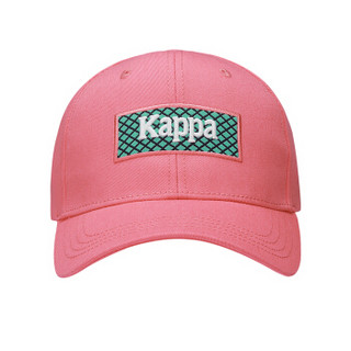 Kappa卡帕 男女款运动帽 情侣棒球帽 男女遮阳帽户外出行配件K07Y8MB52 布林红-587 均码