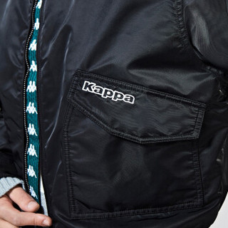 Kappa卡帕黄子韬款BANDA串标情侣男女棉服保暖夹克外套2019新款KPARDMM80M 黑色-990 S