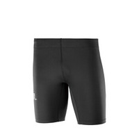 萨洛蒙（Salomon） 男款户外跑步紧身短裤 AGILE 黑色402054 XL