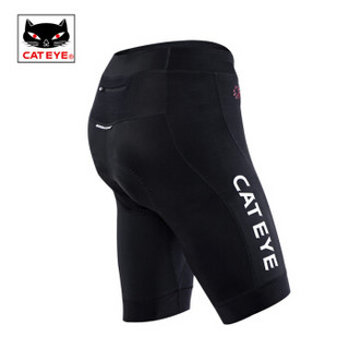 猫眼（CATEYE） 骑行裤夏季透气速干意大利进口裤垫骑行短裤男款骑行服 黑色 XL