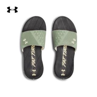 安德玛官方UA Fat Tire男子运动厚胎拖鞋Under Armour3000036 黑色003 42.5