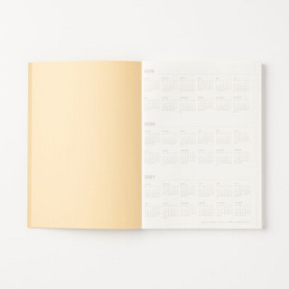 无印良品 MUJI 优质纸 月周记笔记本/2019年12月开始 米色 21×14.8cm