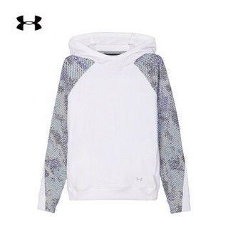 Under Armour 安德玛 UA 女子MicrothreadTerry连帽上衣-1310690 白色100 M