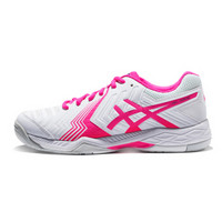 ASICS/亚瑟士 女网球鞋 缓震透气运动鞋 18秋冬新品 GEL-GAME 6 E755Y-10 白色/粉色 38