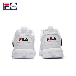 1FILA FUSION 斐乐 DISRUPTOR II 颠覆者 2019新款男子复古老爹鞋 白色-WT 40