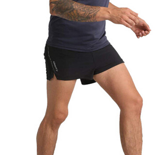 CRAFT/夸夫特 Essential 男款轻量透气排汗三角内衬2寸短裤 训练健身跑步休闲运动短裤 黑色 M