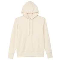 無印良品 MUJI 無印良品 男式 粗细不均棉线毛圈套头连帽衫 生成色 M