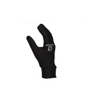 萨洛蒙（Salomon）萨洛蒙男女款户外跑步手机触屏手套 AGILE WARM GLOVE 黑色390144 M