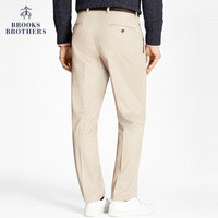 Brooks Brothers/布克兄弟男士微弹通勤休闲长裤1000046113 2004-卡其色 3534