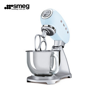SMEG斯麦格 意大利进口 厨师机多功能料理机 打奶油搅拌机 打蛋揉面机和面机 SMF 蓝色