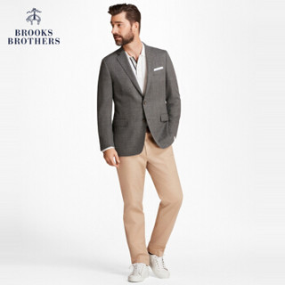 Brooks Brothers/布克兄弟男士Supima棉混纺直筒版型长裤休闲商务 B275-卡其色 4034