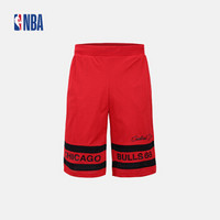 NBA潮流服饰 公牛队 时尚针织运动短裤裤子男 MK0615AA 红色 81