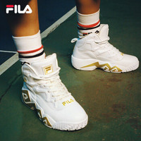 FILA 斐乐官方 女BB篮球鞋 MB1系列 白色-WT 36.5