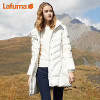 LAFUMA 乐飞叶女士冬季户外旅行中长款加厚保暖羽绒服女 白色G1 175/92A(42)