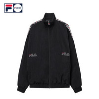 FILA （斐乐）2019  FUSION系列外套男春季新款运动休闲外套立领串标棉服(王源同款） 深黑-BK 180/100A/XL