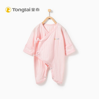 Tong Tai 童泰 婴儿纯棉连体爬服 蓝色 52