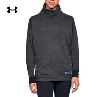 Under Armour 安德玛 UA女子Sweater漏斗领运动T恤-1302202 黑色002 M