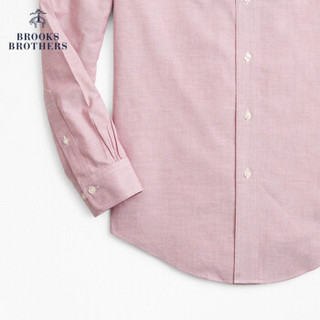 Brooks Brothers/布克兄弟男士2019秋新品修身免烫牛津纺休闲衬衫 6003-红色 L