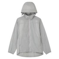 無印良品 MUJI 無印良品 女式 滑翔伞梭织布 便携式 防风夹克 灰色 L