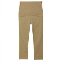 无印良品 無印良品 MUJI 孕妇 棉超弹紧身裤 九分长 米色 M